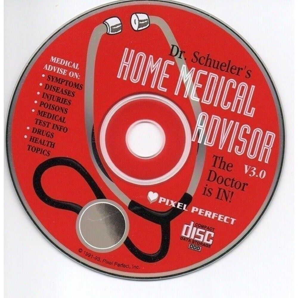 Vintage PC CD-ROM Home Medical Advisor v3